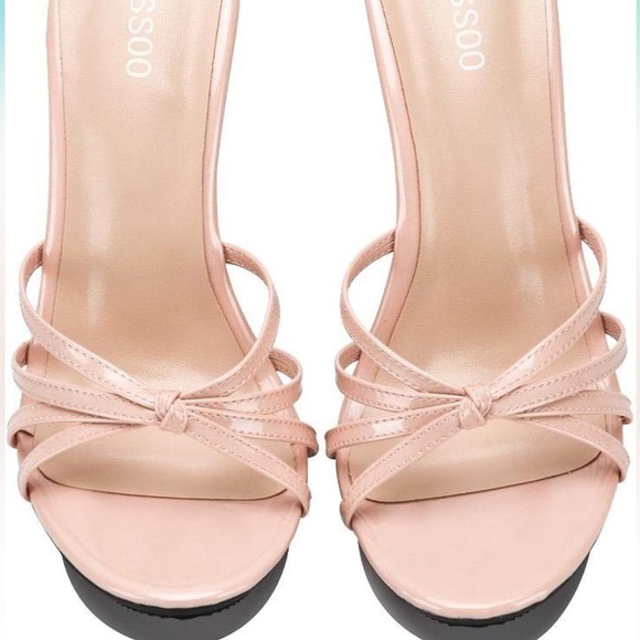 Pink Mule Sandal Heel - 9 - Picture 9 of 9